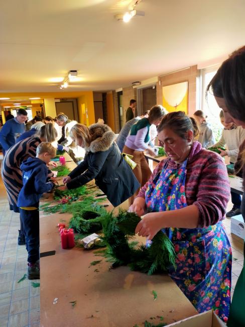 adventskransen maken