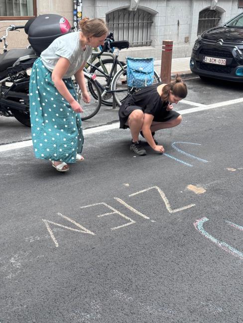 actie in brussel
